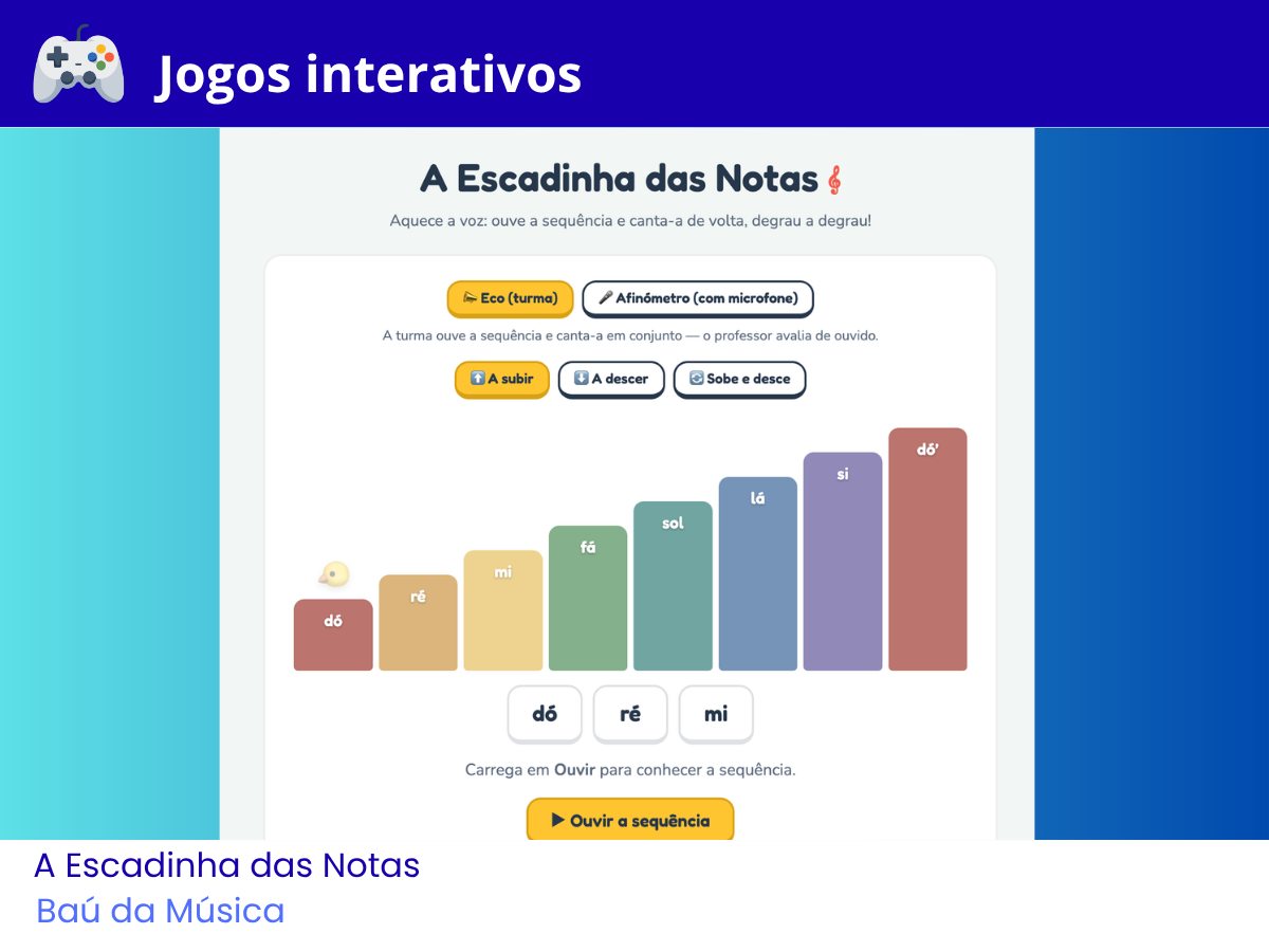 A Escadinha das Notas